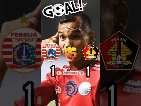 Hasil Pertandingan Persija Jakarta vs Persik Kediri di Babak Pertama pada  Lanjutan BRI Liga 1