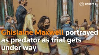 Ghislaine Maxwell portrayed as predator as trial gets under way
