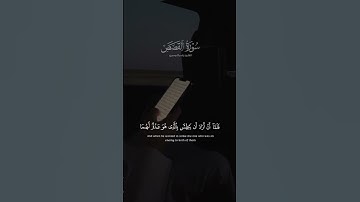 سورة القصص القارئ ياسر الدوسري ( فأصبح في المدينة خائفًا يترقب)