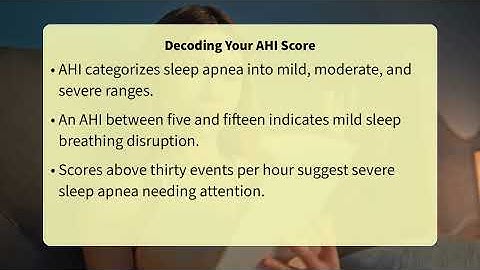 What Do AHI Numbers Mean For Sleep?