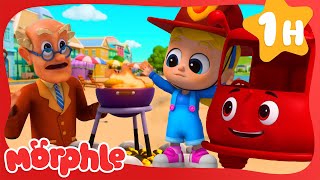 Barbecue Chaos with Morphle and Mila!| Morphle Fun Cartoons | Moonbug Kids Cartoon Adventure