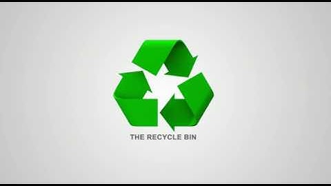 The Recycle Bin - Lunch of Logo and Signature Video