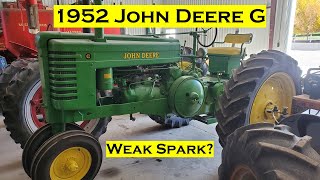 John Deere G: Troubleshooting Weak Spark