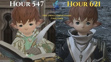 I Spent 74 Hours Beating Post Heavensward on the FFXIV Free Trial Completion Challenge [COMPILATION]