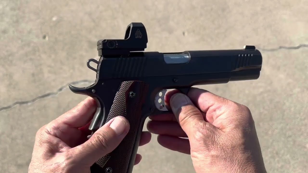 Evolution Gun Works 1911 red dot mounting plate for Kimber 1911A1