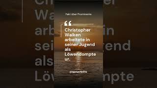 Christopher Walken #FunnyCelebFacts #WitzigeFakten #PromiWissen #StarTrivia
