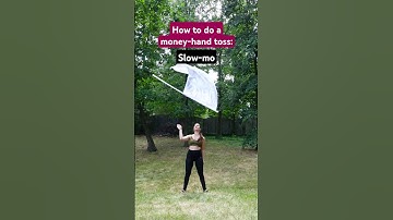 How to do a money-hand toss 💸🏳 | #colorguard #marchingband #dci