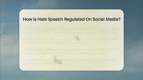 How Is Hate Speech Regulated On Social Media? - International Policy Zone