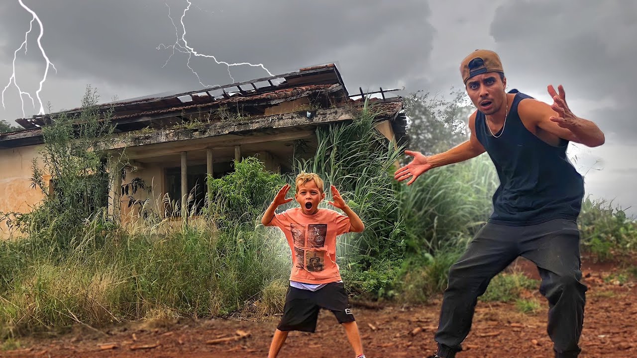 LEVEI MEU FILHO EM UMA CASA ASSOMBRADA