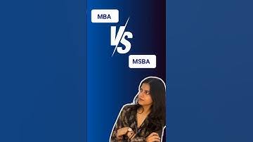 MBA vs MSBA: Which Degree Pays More & Has Better Job Prospects in 2025?