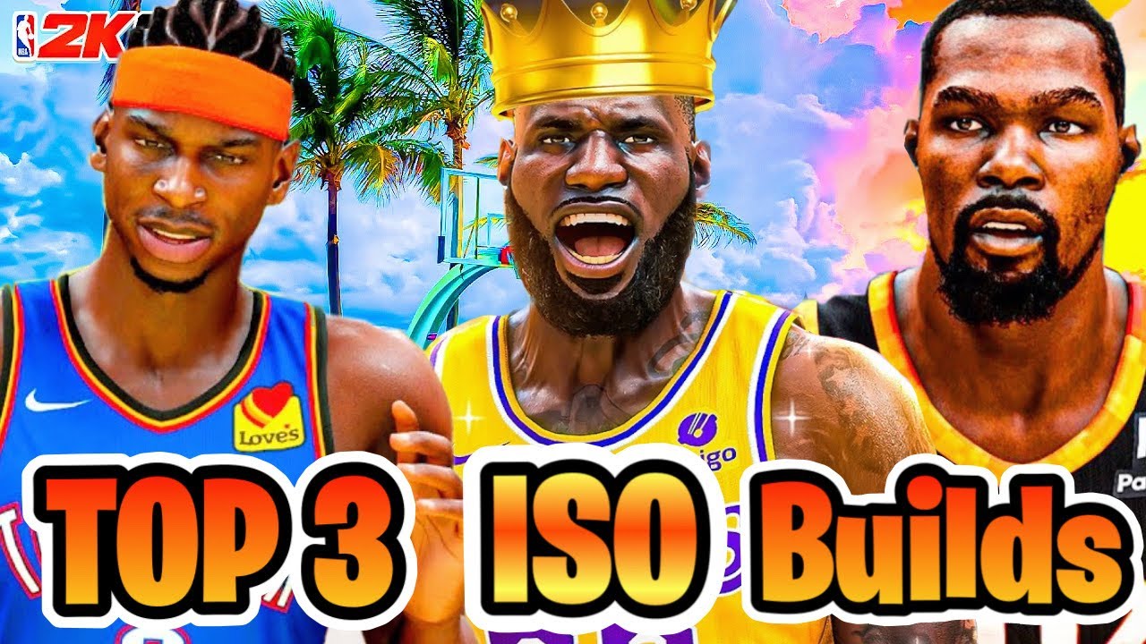 TOP 3 UNSTOPPABLE ISO BUILDS IN NBA 2K24 - YouTube