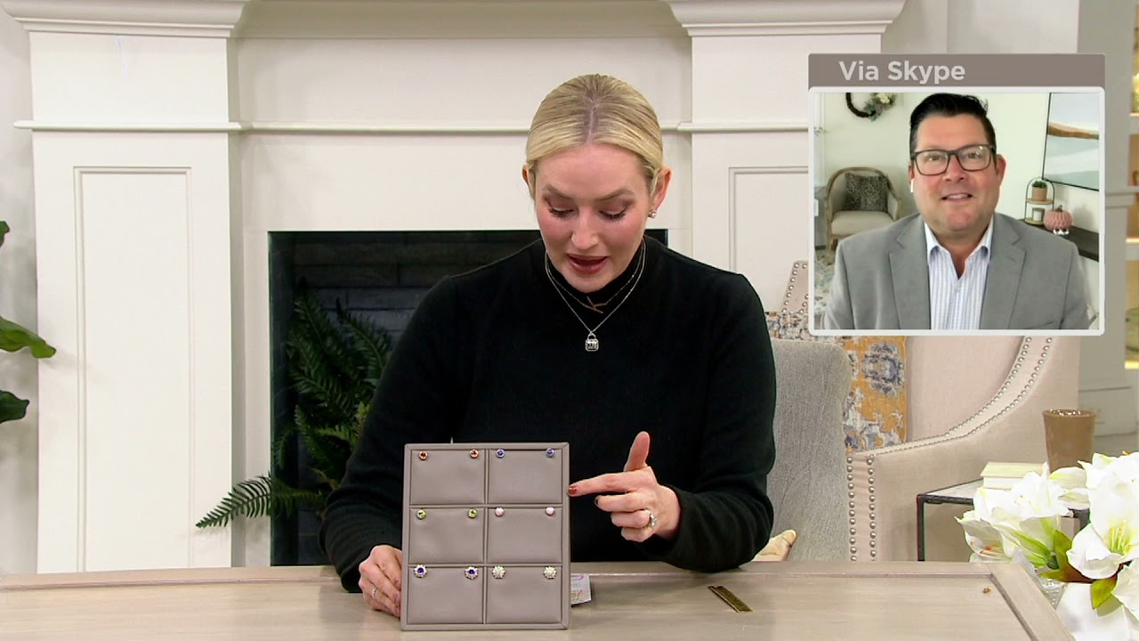 Artisan Crafted Sterling Silver Round Faceted Studs on QVC