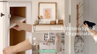 SUB) 좁은 공간도 살려주는 틈새 공간 정리활용법/ 숨은공간의 깔끔한 홈데코/ How to Organize Small Hidden Space