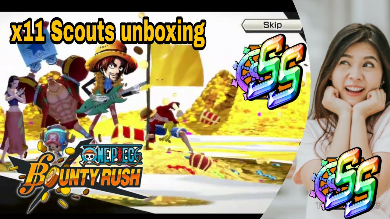 OPBR One Piece Bounty Rush NEW x11 Scouts unboxing!! [EP 1] YouTube