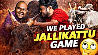 First Time JALLIKATTU GAME Experience 💝🐂😂 screenshot 4