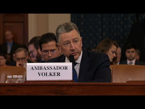 Volker: Should have seen Ukraine-Biden connection