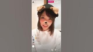 Reina Miyase 22/7 Idol Instagram Live