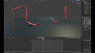 blender daily tip  tearing cloth in blender 2 8 advanced cloth simulation