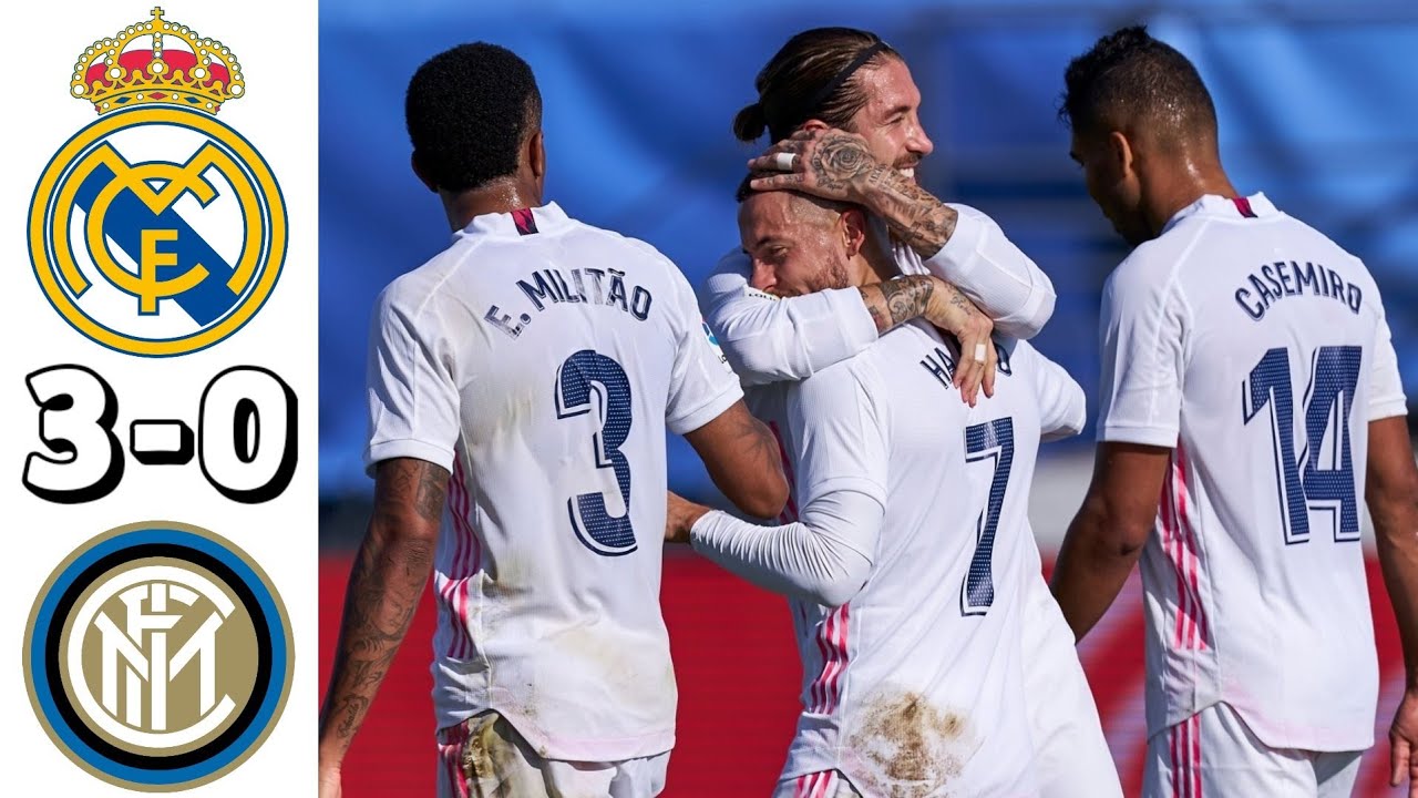 Real Madrid vs Inter Milan All Goals & Extended Highlights 2020
