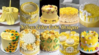 Yellow Color Birthday Cake Designs/Pineapple Cake Design Ideas/Birthday Cake Design Ideas  screenshot 5