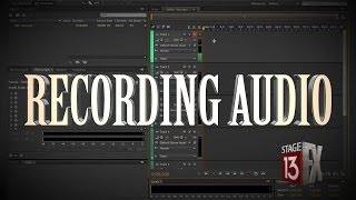 Recording Audio With Adobe Audition and Audacity