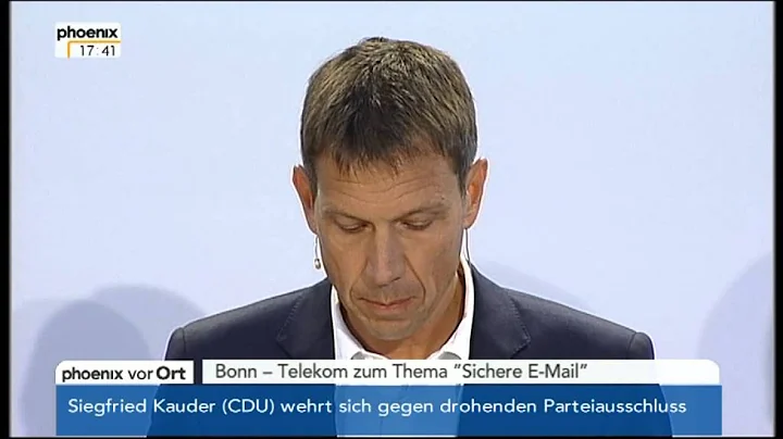 "Sichere e-Mail": Pressekonferenz am 09.08.2013