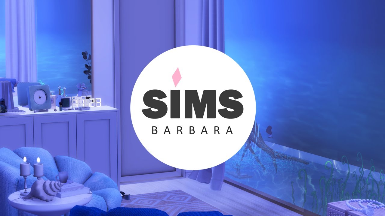 SIMS 4 PEACEFUL UNDERWATER MODERN HOUSE CC🐟💦 STOP MOTION YouTube