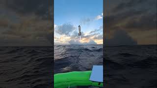 Starlink buoys capture Starship splashdown live.  #spacexstarship