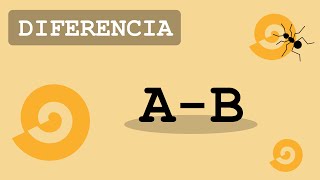 🟡 Diferencia de CONJUNTOS