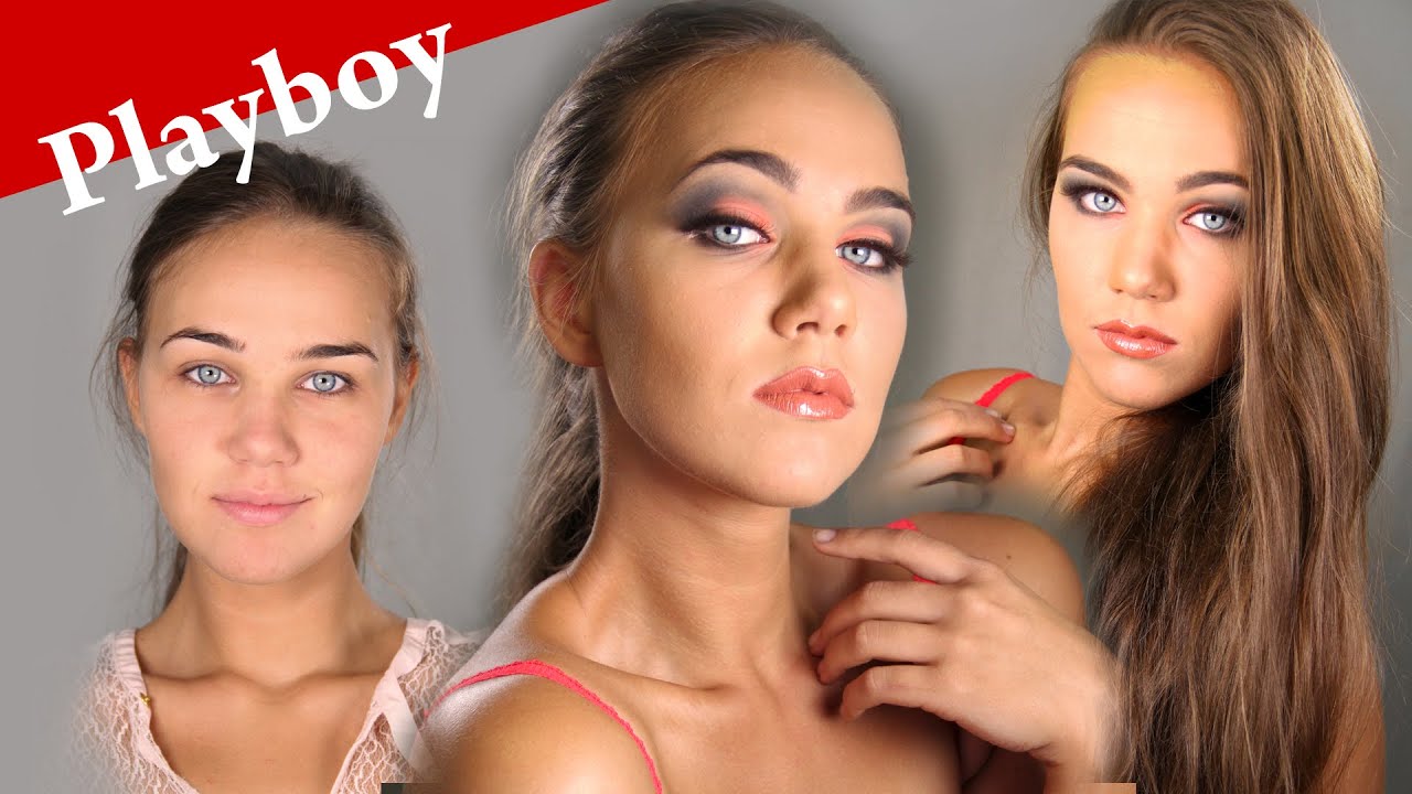How To Turn A BABY FACE Into A PLAYBOY Bunny Makeup Video Tutorial