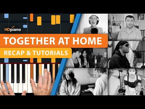 One World: Together At Home | PIANO RECAP & TUTORIALS | HDpiano