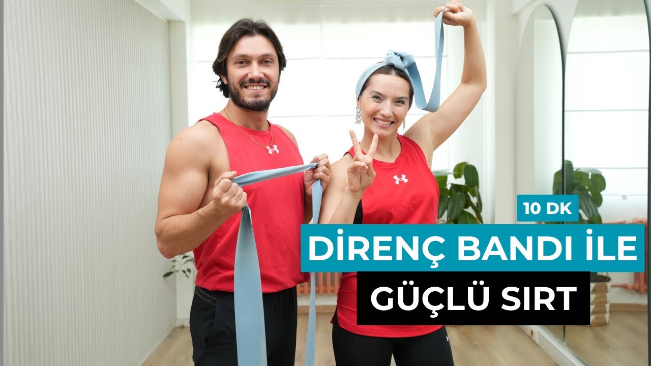 Evde Direnç Bandı ile Sırt Egzersizi | Dik Duruş ve Güçlü Kaslar