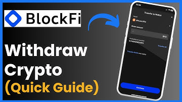 How To Withdraw Crypto From Blockfi !