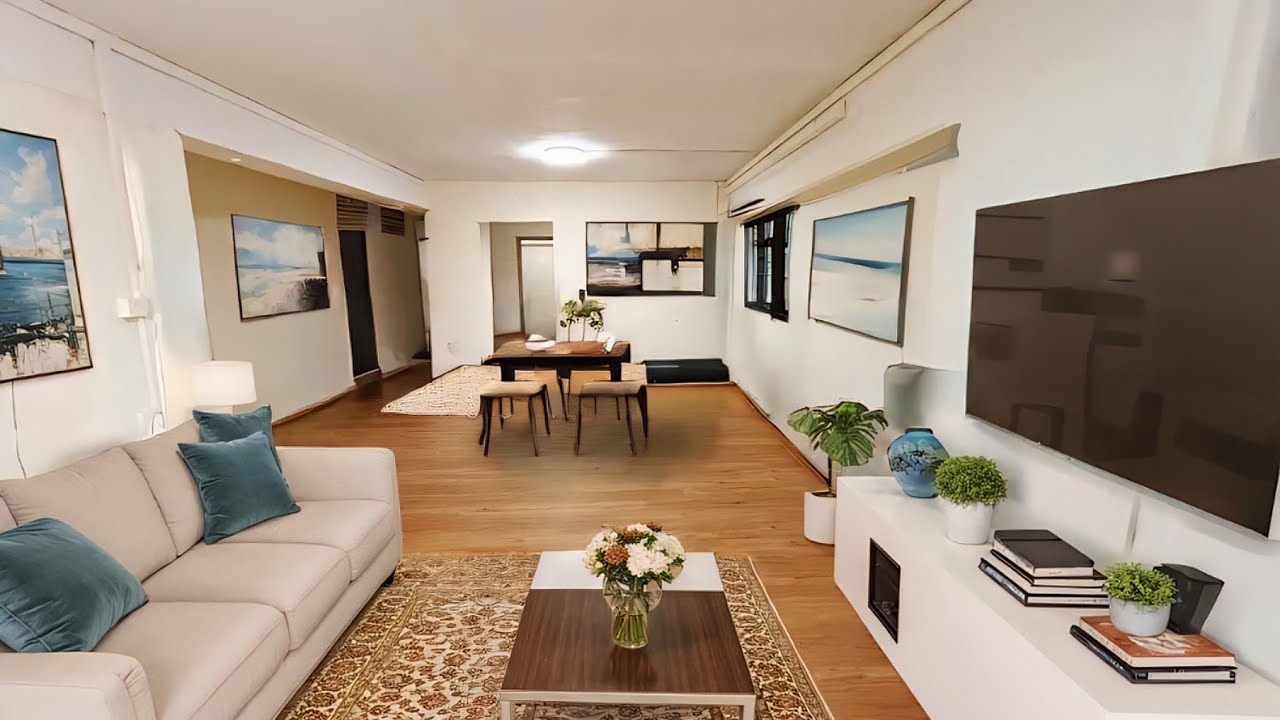 For Rent: Well Renovated 4-Room HDB, High floor Corner Unit with Greenery Park Views @Kris 9092 3131