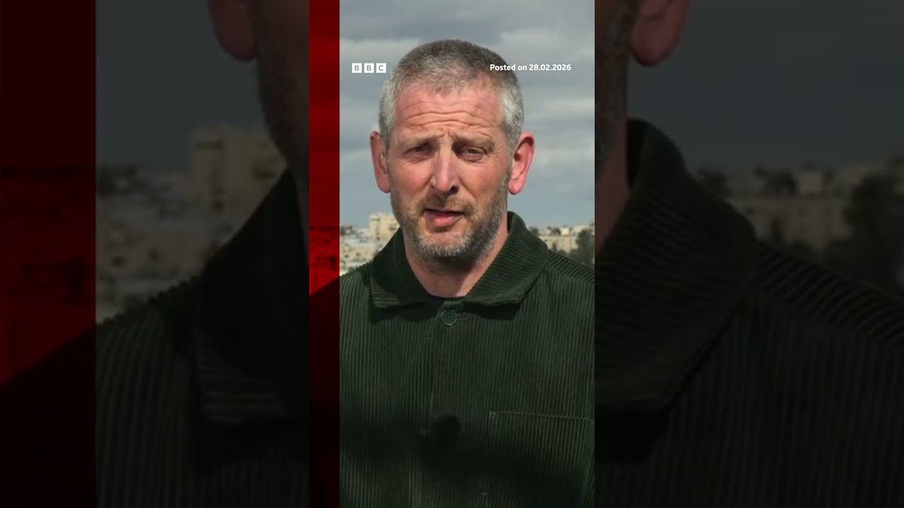 Alarms have sounded in Jerusalem after the US and Israel struck Iran. #Israel #Iran #US #BBCNews