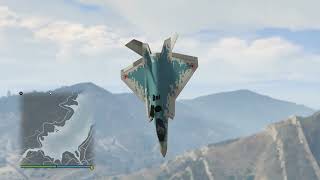 GTAO: F-160 Raiju performing the Kvochur's Bell Maneuver