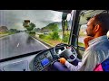 Highspeed  skilled volvo driving by rsrtc volvo bus from delhi to jaipur full journey