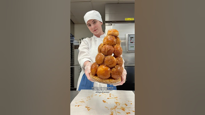 in case you’ve ever wondered what a croquembouche is 👩‍🍳 #culinaryschool #nyc