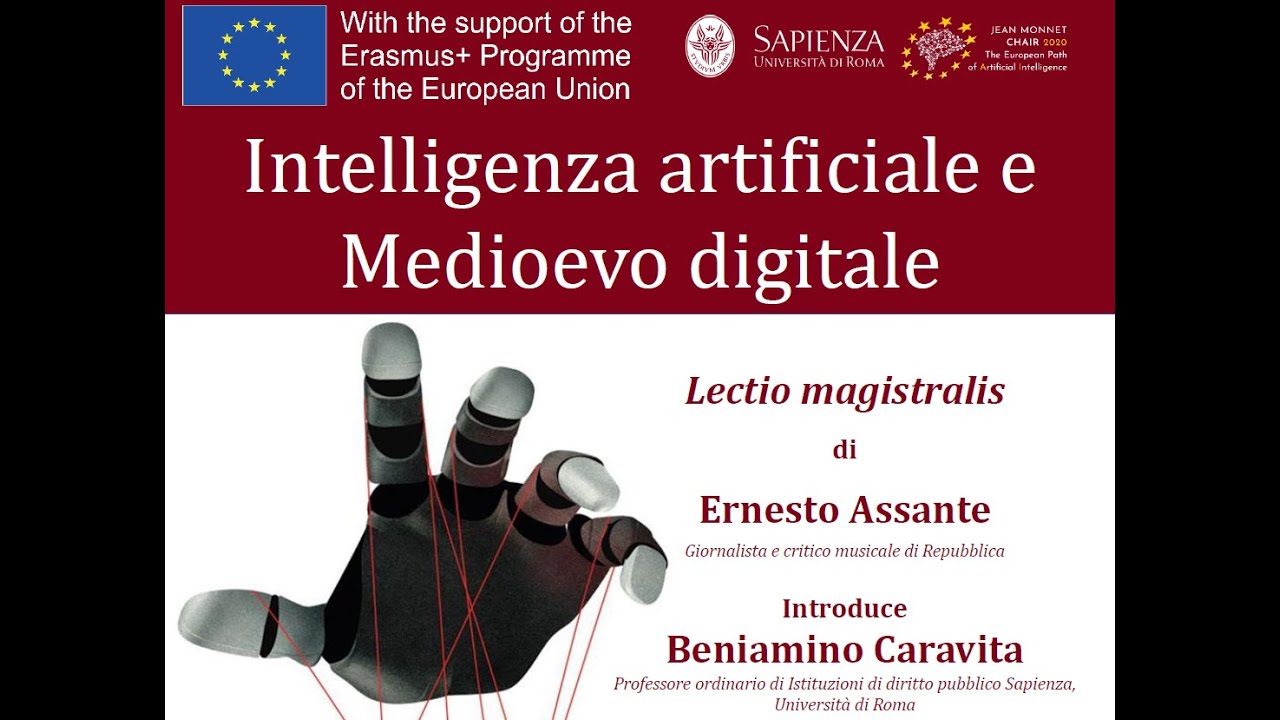 Intelligenza artificiale e Medioevo digitale - Lectio magistralis di ERNESTO ASSANTE