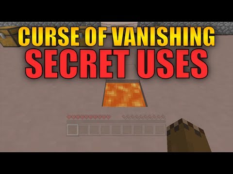 Curse of Vanishing in Minecraft