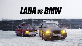 LADA vs BMW drift! 🔥 | With boys on the mountains ✌🏻