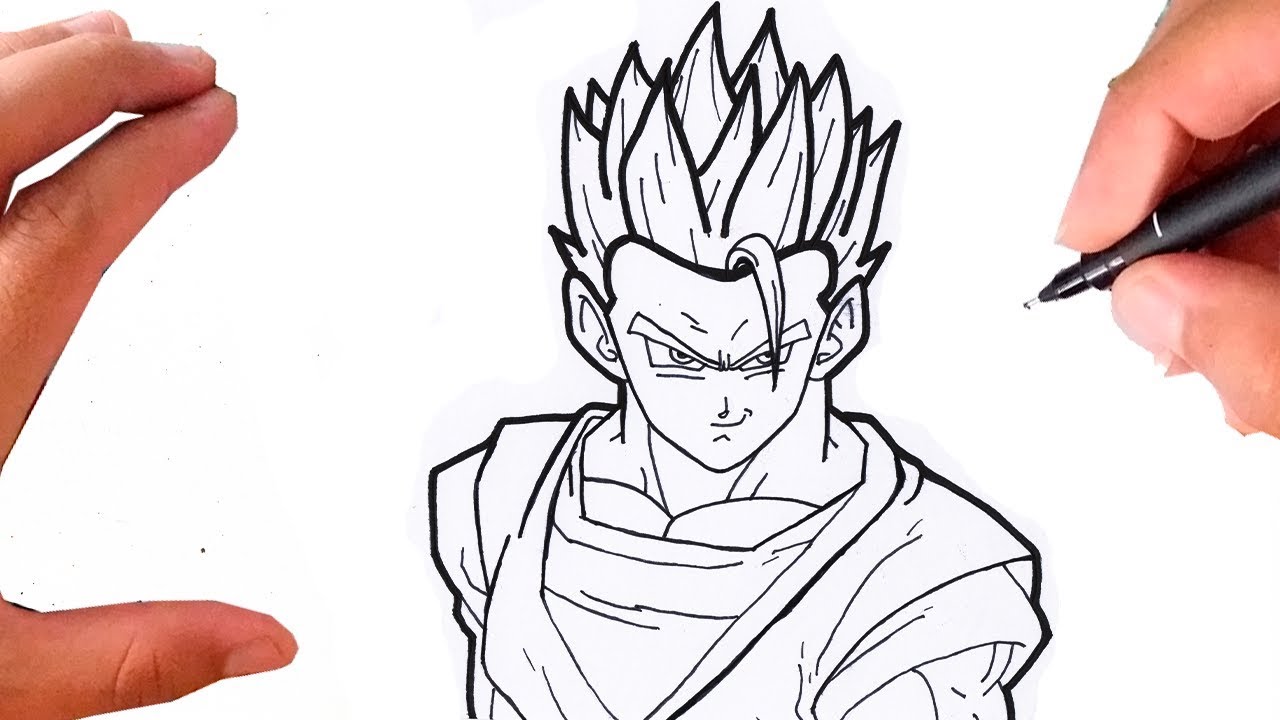 COMO DESENHAR O GOHAN DE DRAGON BALL Z – Blog Desenhistazinhos Kids