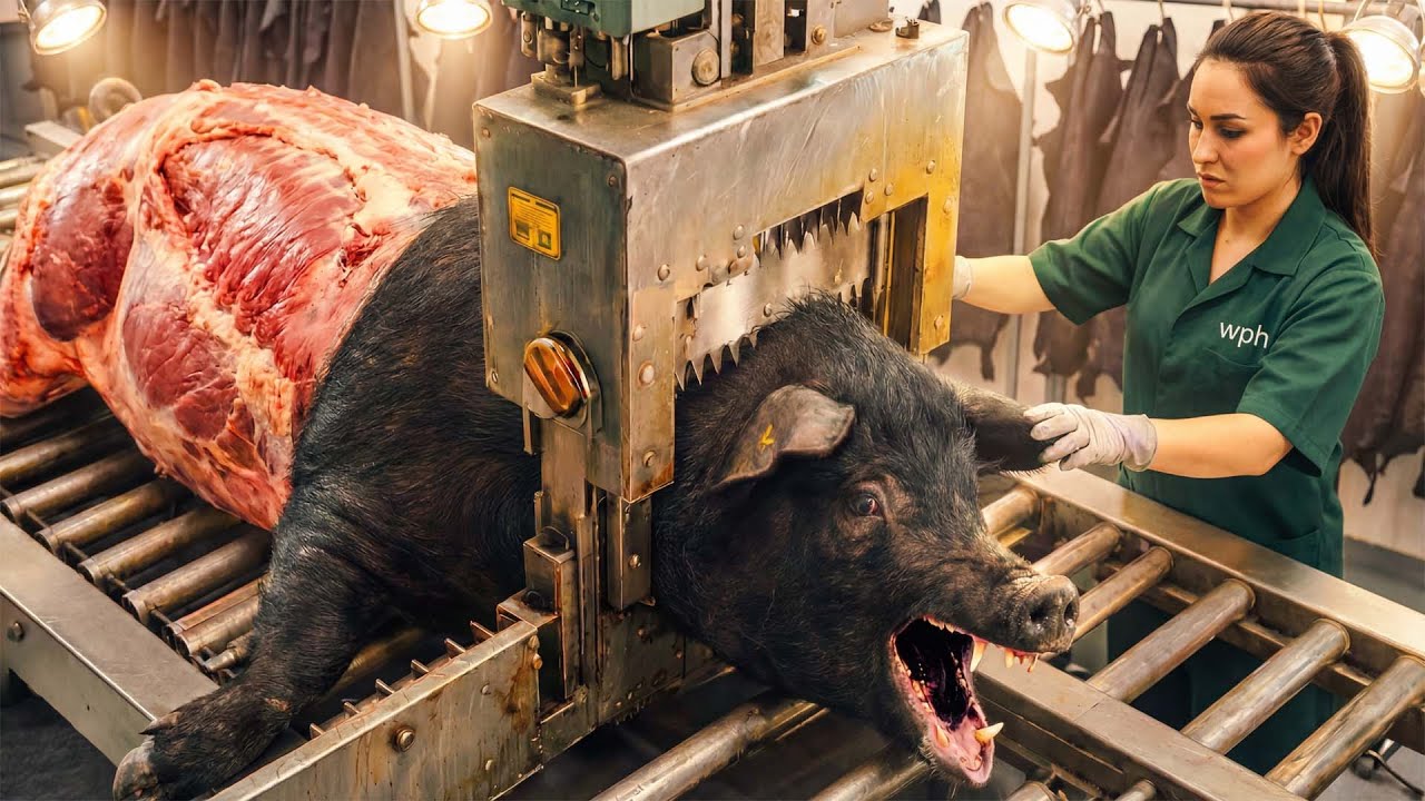 Amazing Pig Leather Factory Process | Million-Dollar Leather Products