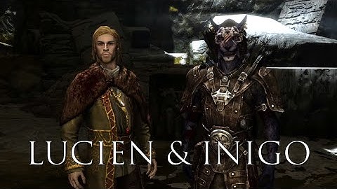 Lucien Flavius and Inigo - All Conversations - Skyrim Follower Mod Interaction Showcase