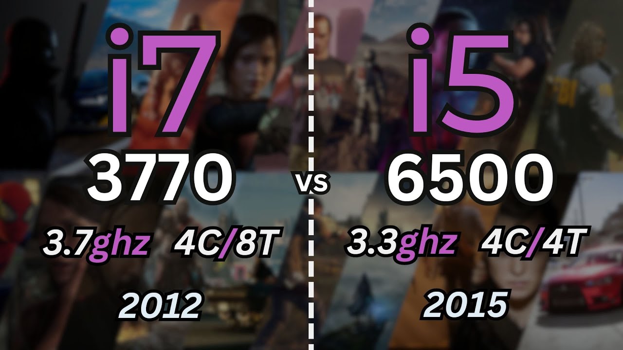 i7 3770 vs i5 6500 Tested in 14 Games (2024) | 1080p