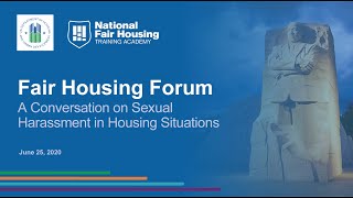 National Fair Housing Forum: A Conversation on Sexual Harassment in Housing Situations