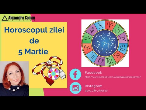 Video: Horoscopul Pentru 5 Martie De Walter Mercado