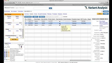 Ingenuity Variant Analysis Overview