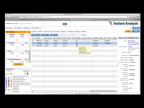 Ingenuity Variant Analysis Overview