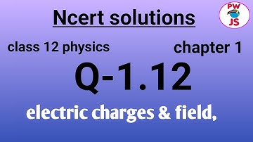 Q 1.12 ncert physics class 12 chapter 1| ncert exercise 1 Q 1.12 solution class 12 physics